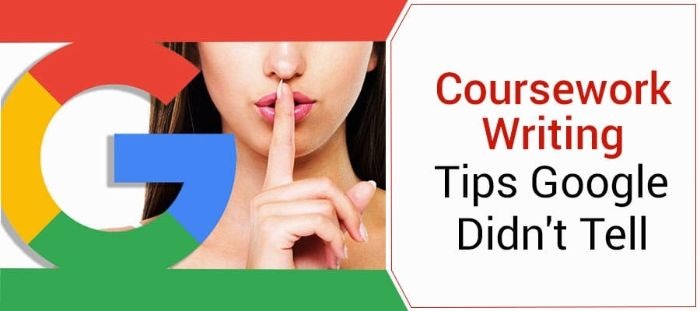 Expert Coursework Tip that Google missed.